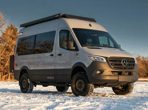 Alaska Highway in a 4x4 Camper Van