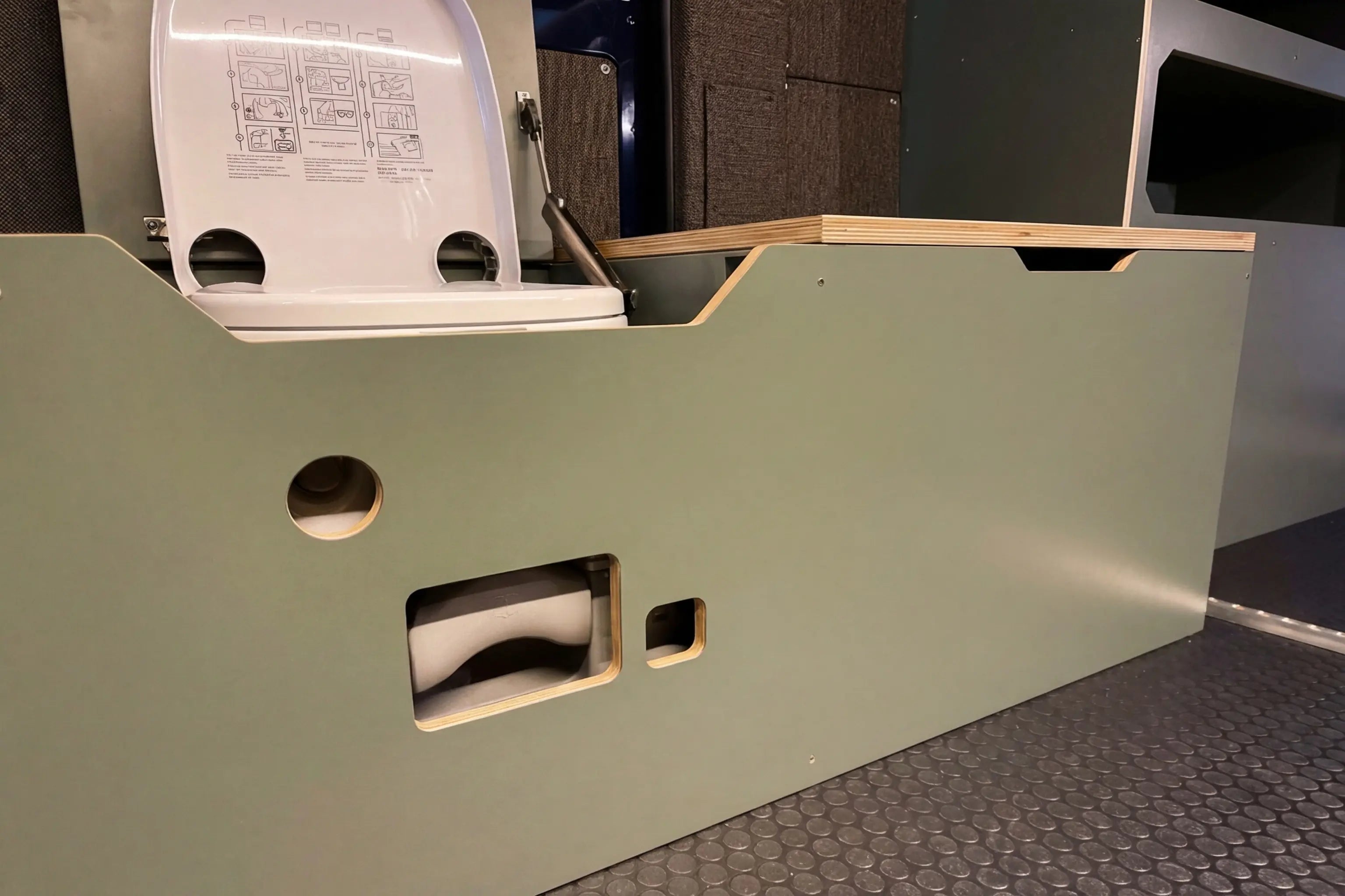 camper van bathroom Ultimate Guide to Camper Van Bathrooms: Options & Considerations van camper conversion - This image 
