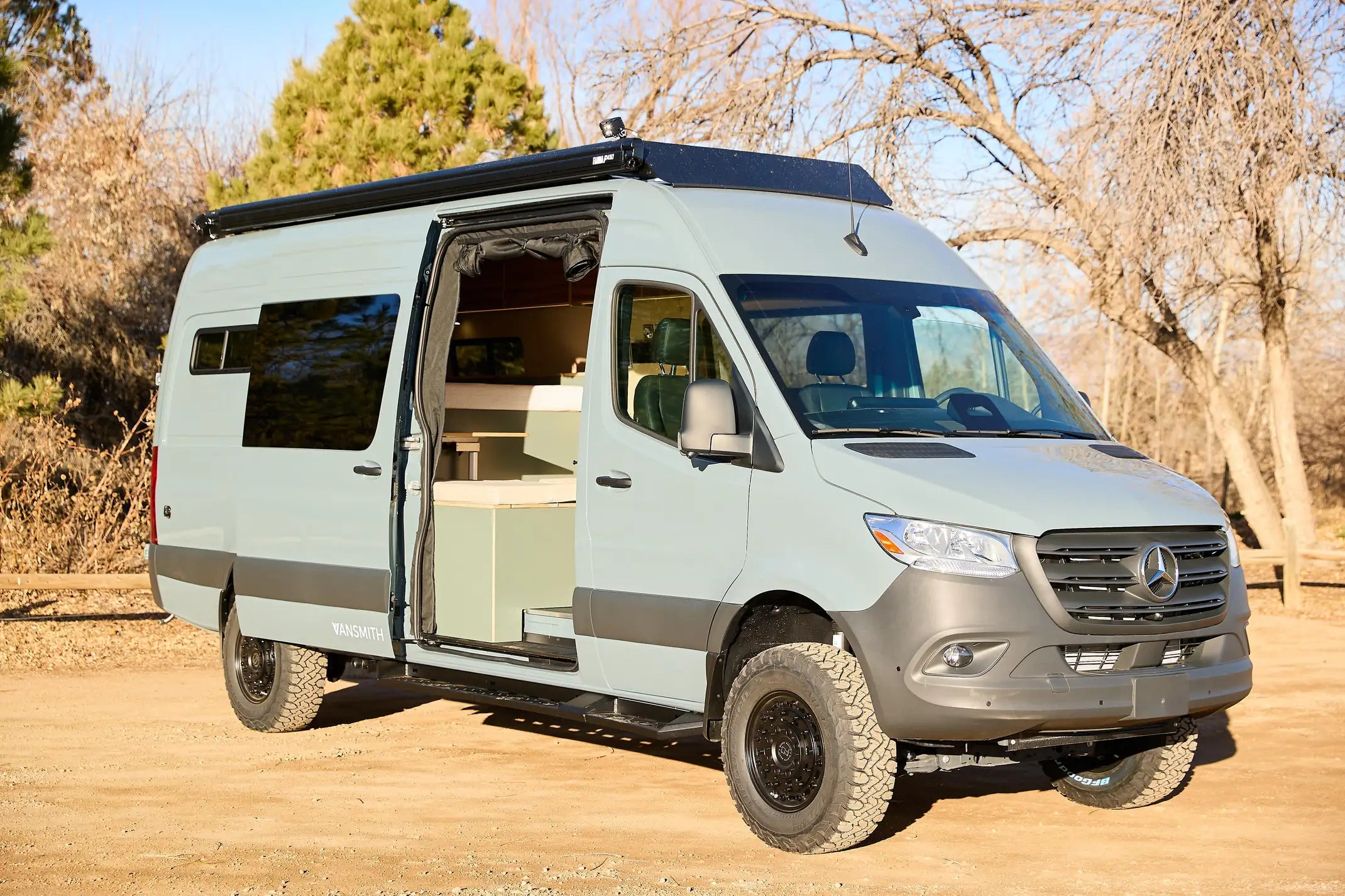 camper van craftsmanship - The most prominent feature of this camper van is the sleek exterior, specificall