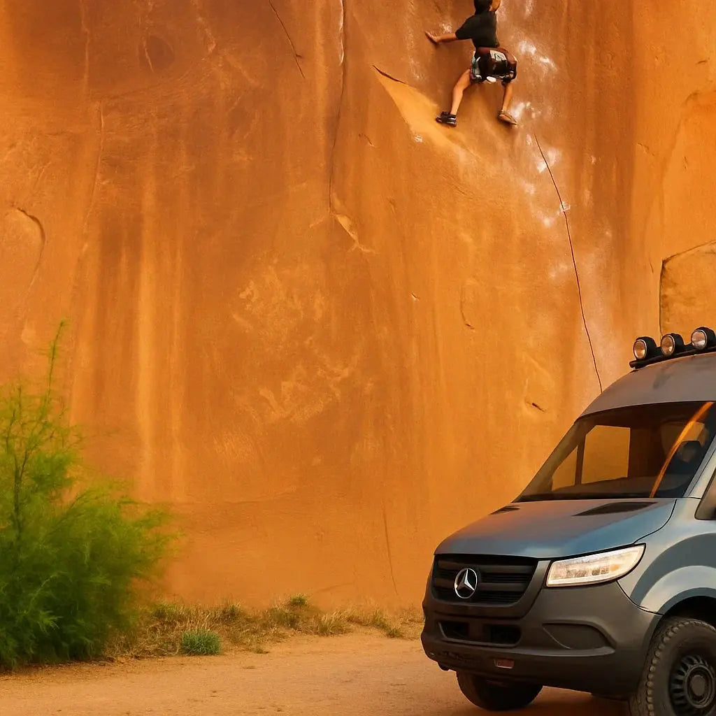 Inside a High End Sprinter Van: What Matters vs. the Hype van camper conversion - The camper van conversion is a sleek, 