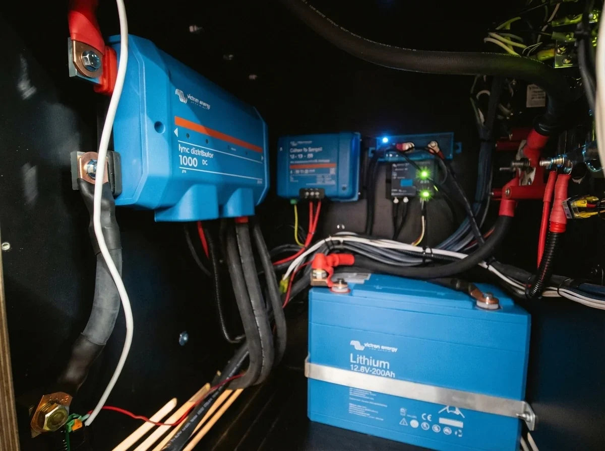 lithium vs AGM van batteries Lithium vs AGM Camper Van Batteries: Which Is Right for Your Off-Grid Van? van camper conve