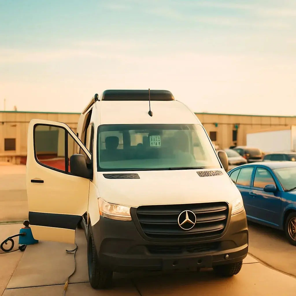 Mercedes Shuttle Van Mobile Office