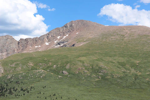 Easiest 14er in Colorado - Mount Bierstadt seen from Guanella Pass, one of the top beginner-friendly picks