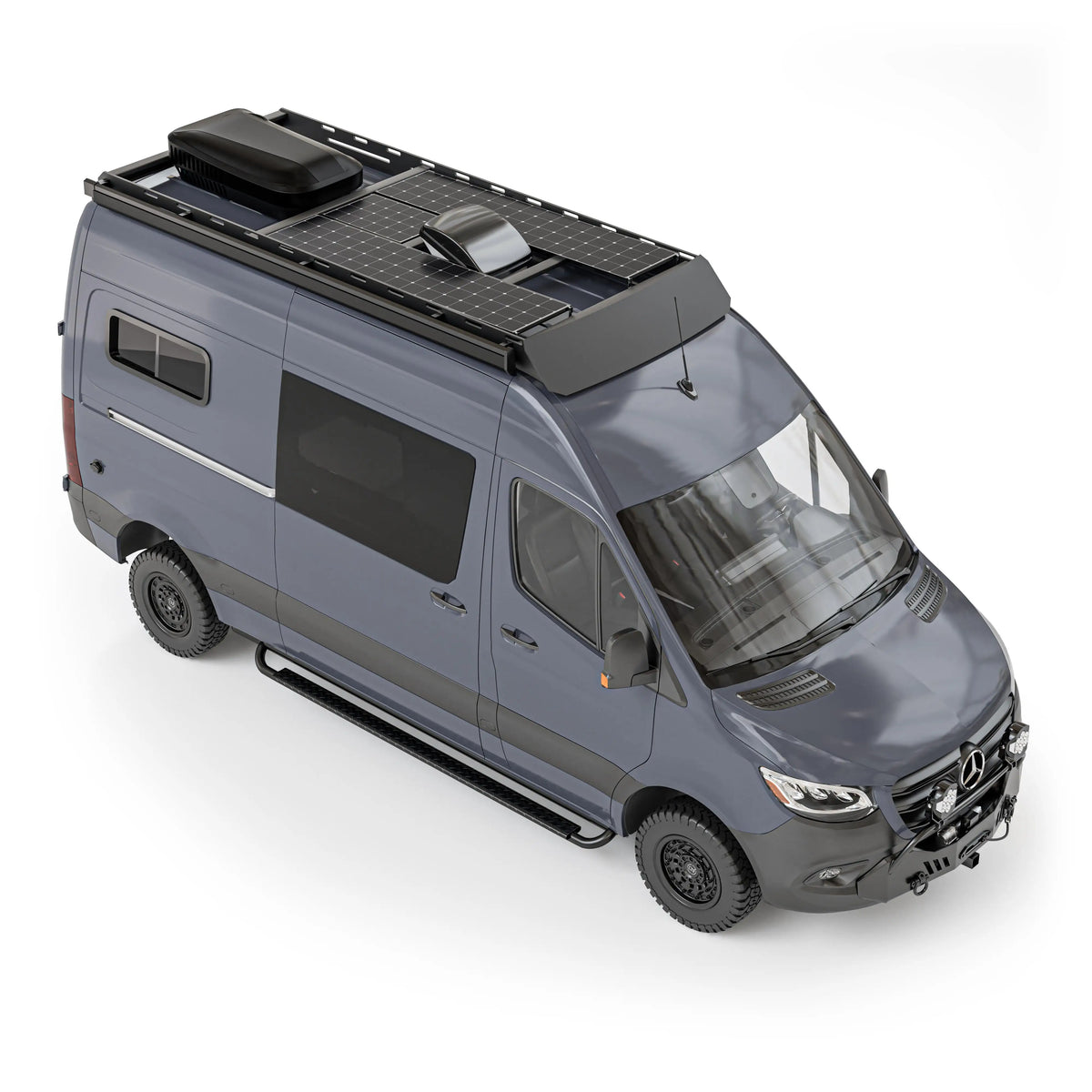 small van - The image shows a converted Mercedes-Benz Sprinter camper van from The Vansmith,