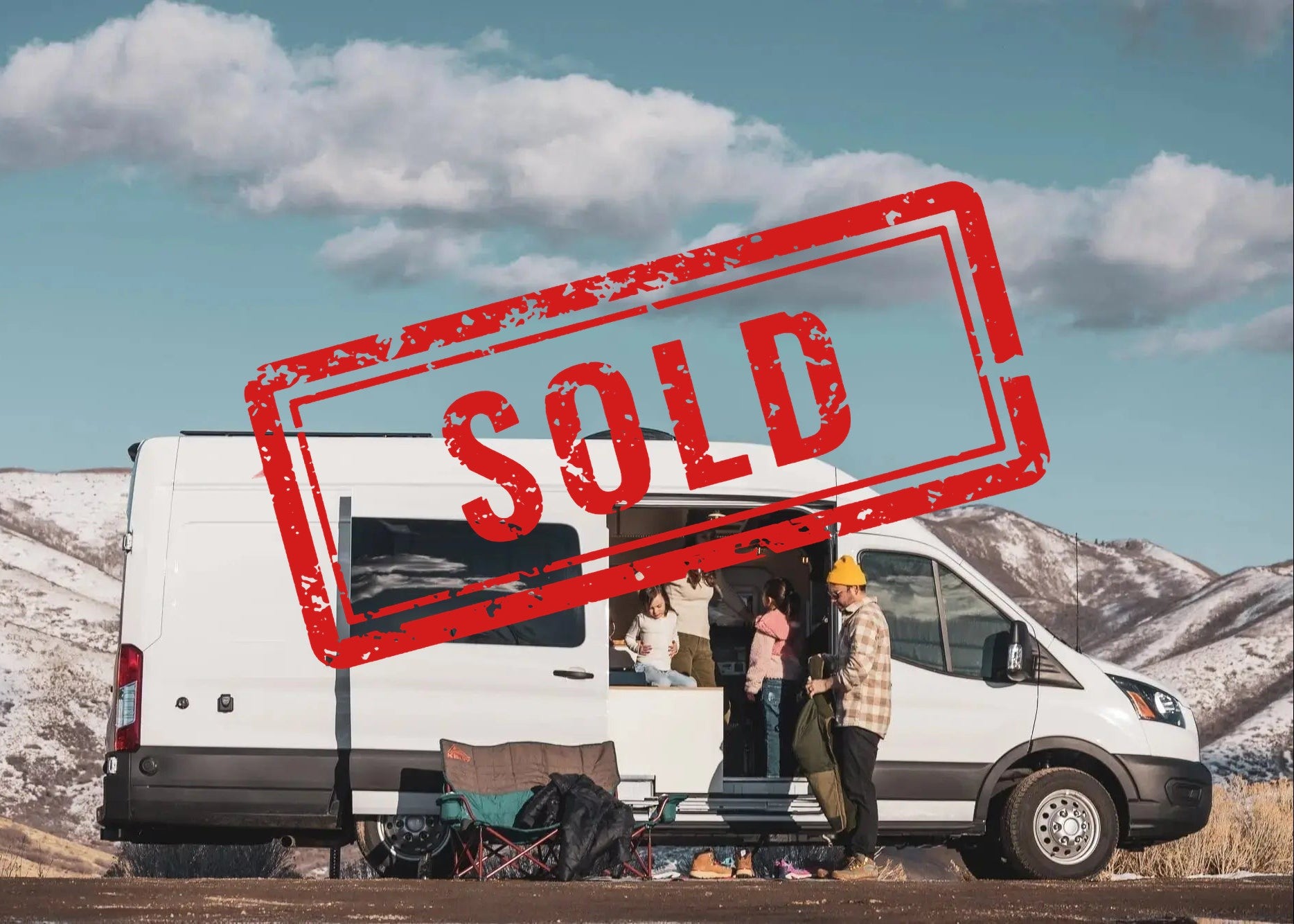 FAMILY XL PLUS (Transit AWD) with "SOLD" Stamp - The Vansmith