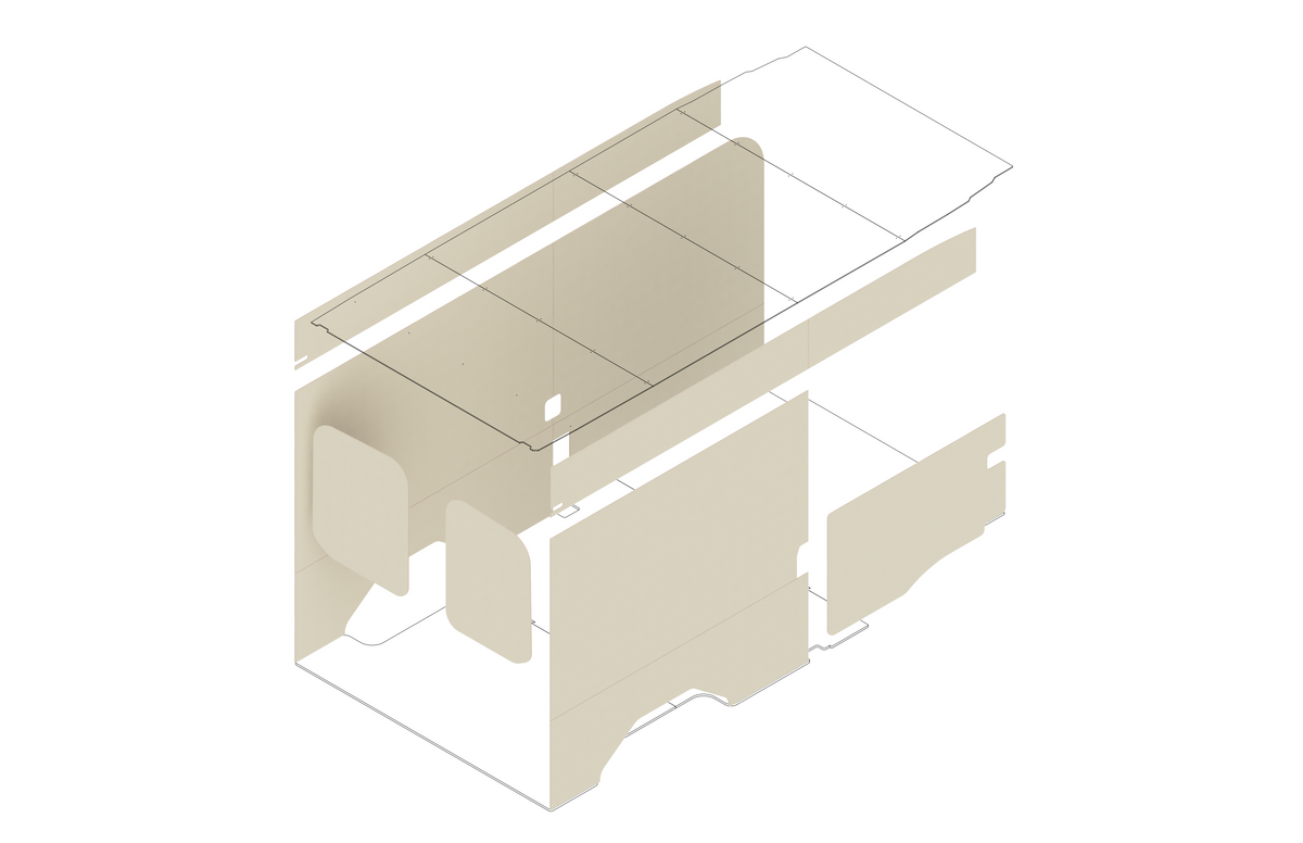 DIY Wall Panel Kit for Transit 148