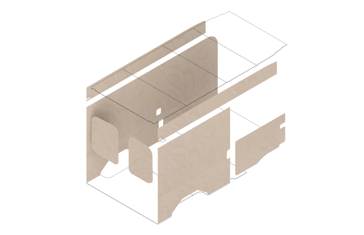 DIY Wall Panel Kit for Transit 148 - The Vansmith