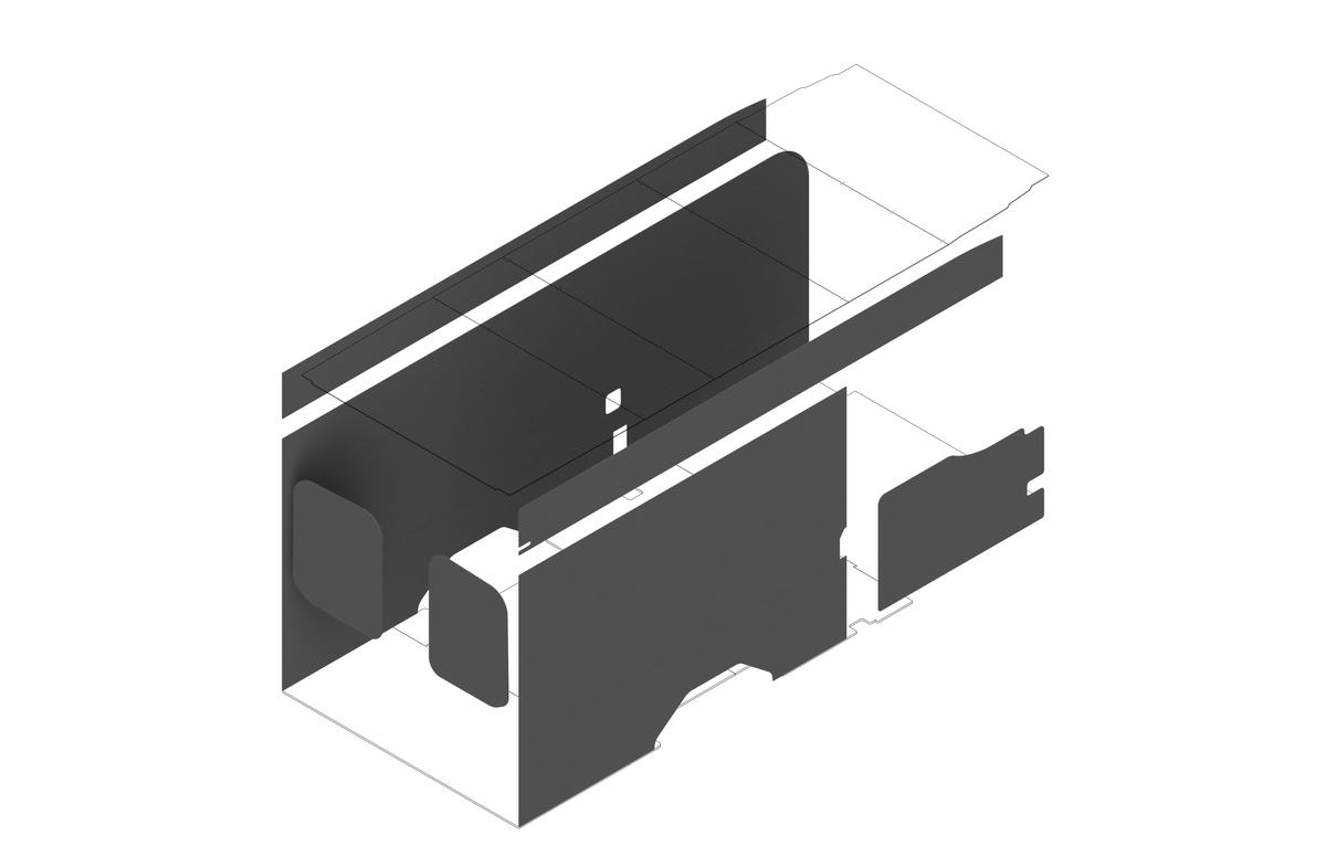 Transit Van Wall Panels — DIY Kit for Transit 148 Extended - The