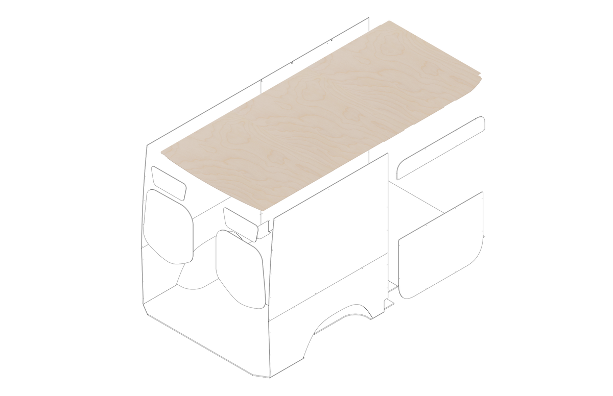 DIY Ceiling Panel Kit for Sprinter 144