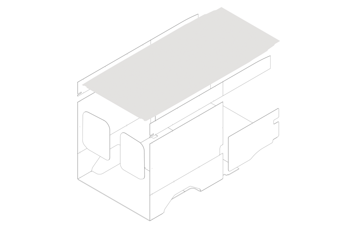 DIY Ceiling Panel Kit for Transit 148