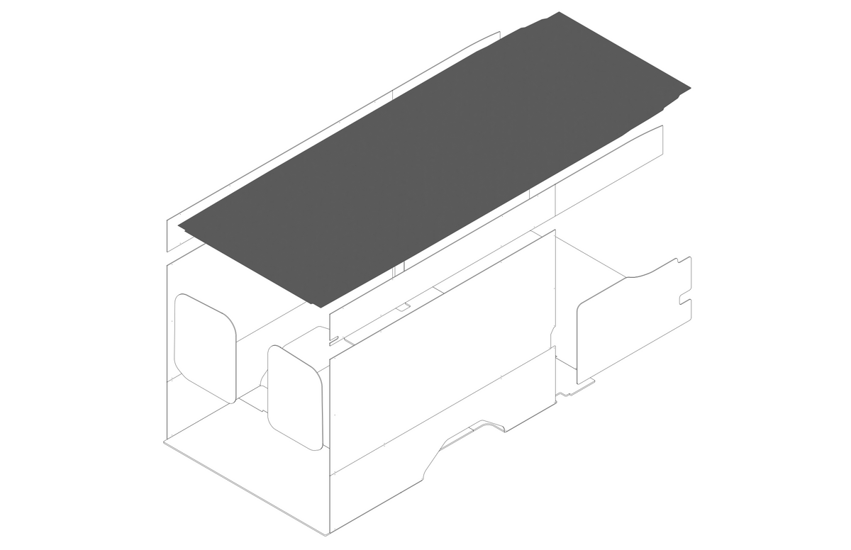 DIY Ceiling Panel Kit for Transit 148 Extended