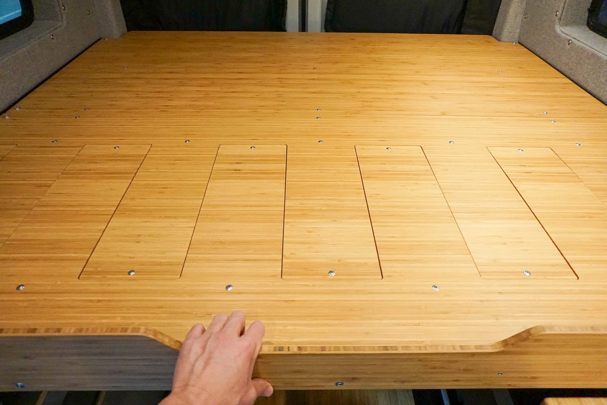 VersaBed Bamboo bed system for Sprinter 144