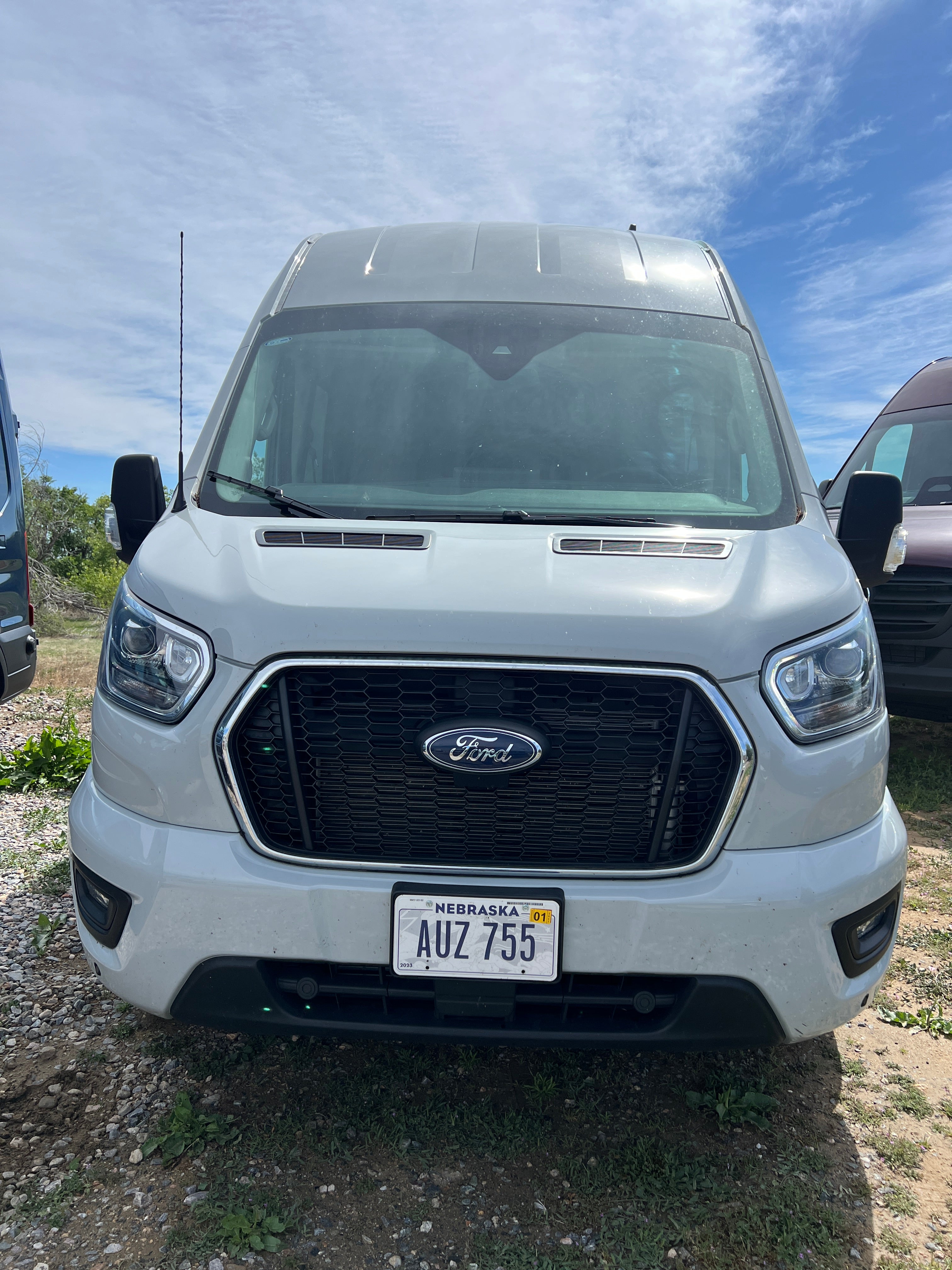 2025 Ford Transit High-Roof front low angle