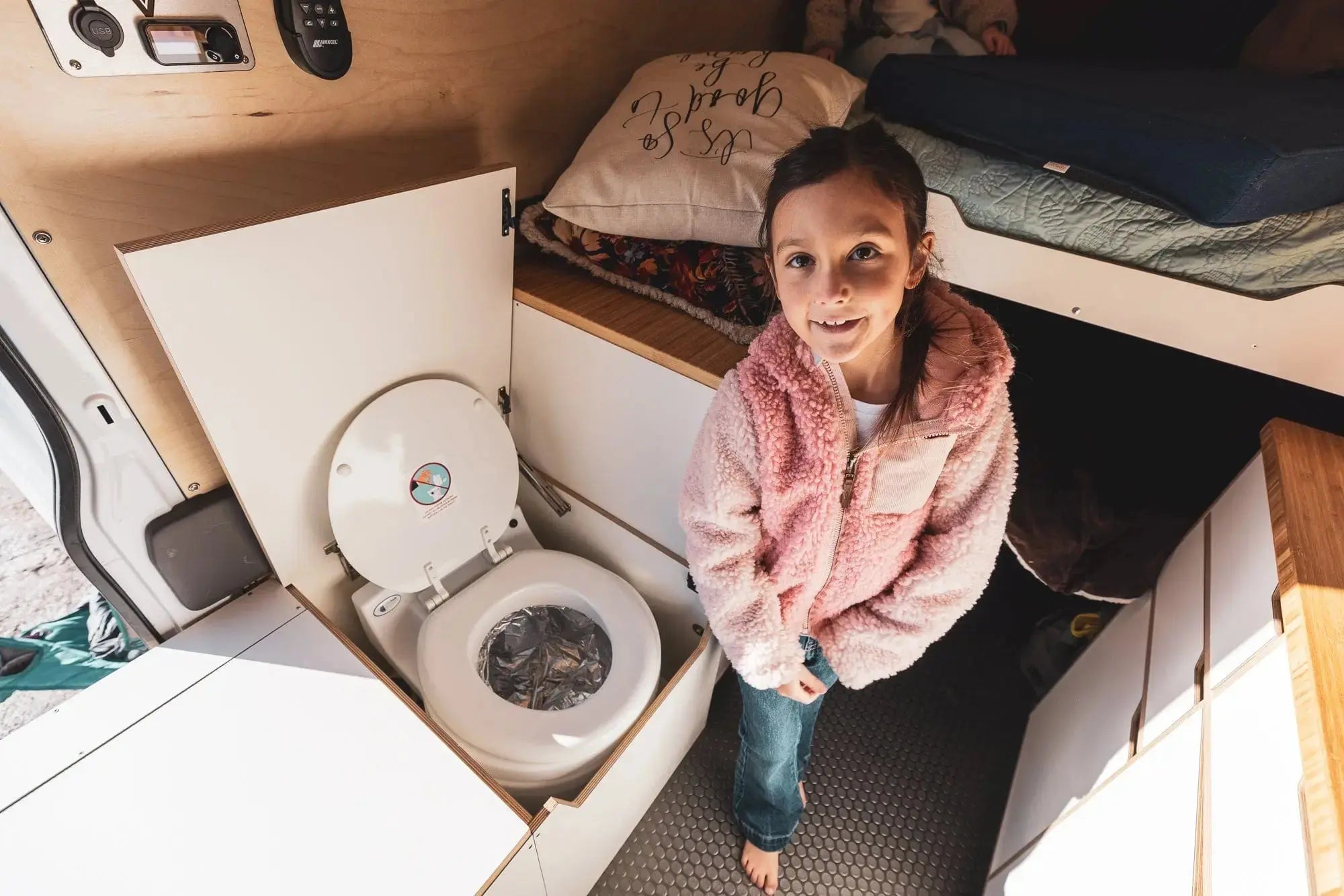 Van Conversion Camper Washing Machine And Dryer Bathroom Ford