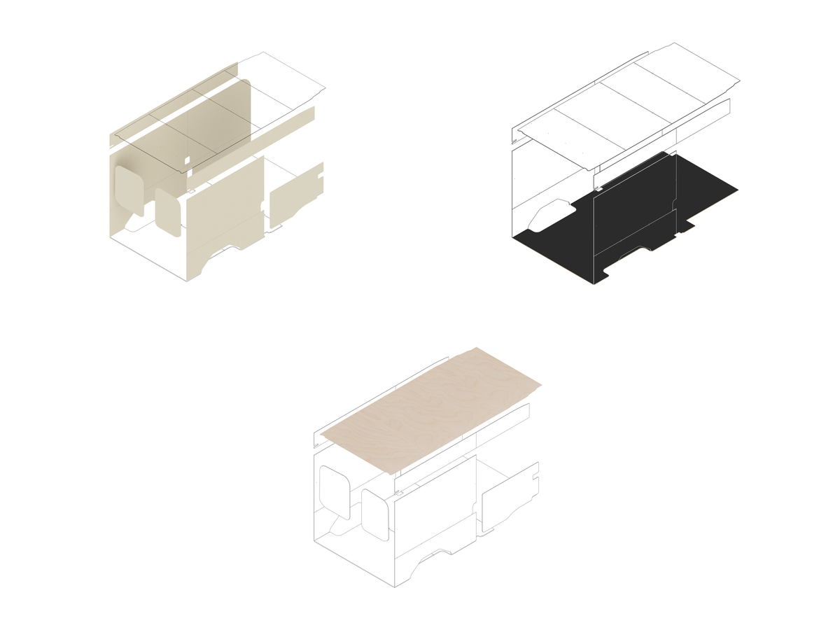 Transit 148 Foundation Bundle - Upholstered (Oat colored) / Pre-finished Birch