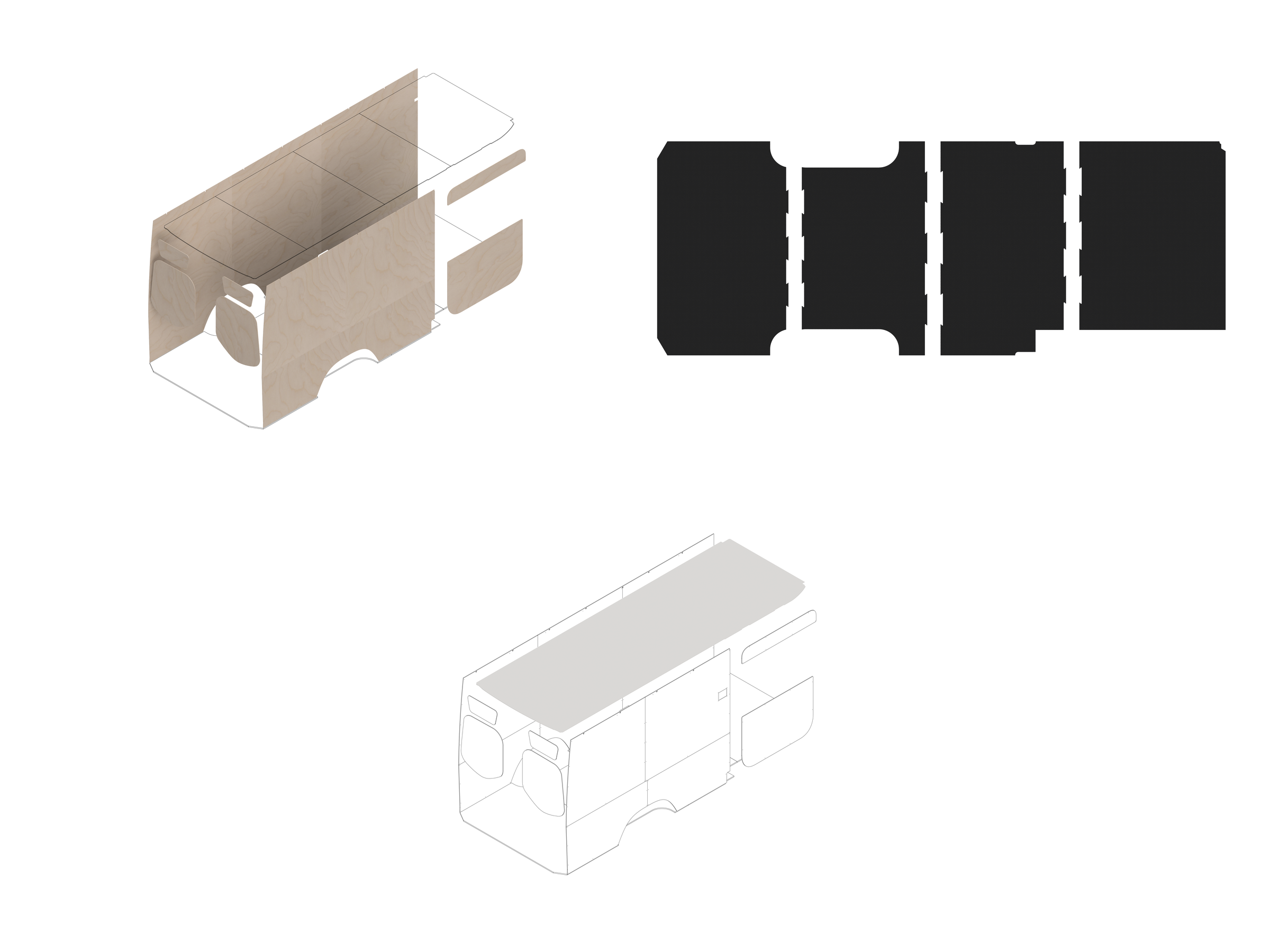 170 Foundation Bundle - Pre-finished Birch / White laminate