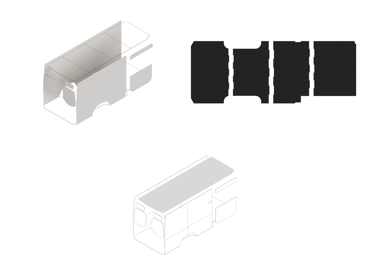 170 Foundation Bundle - White laminate / White laminate