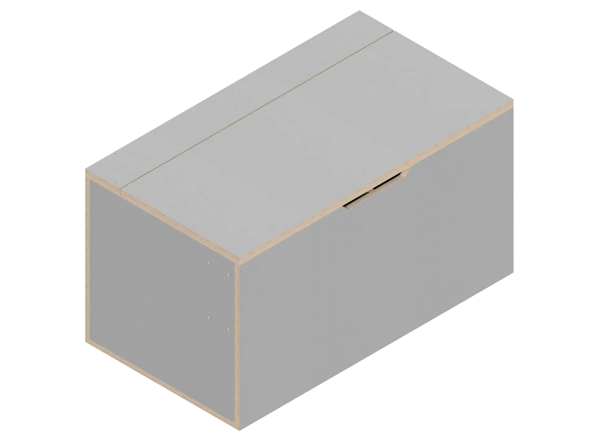 DIY Van Bench Seat (32") kit for van in Fog - The Vansmith DIY