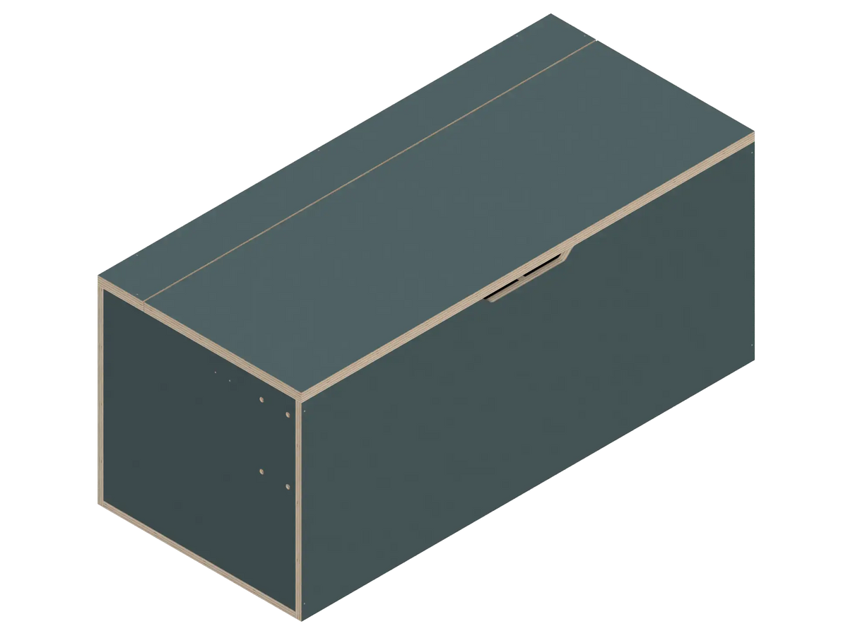 DIY Van Bench Seat (40") kit for van in Winter Sky - The Vansmith DIY