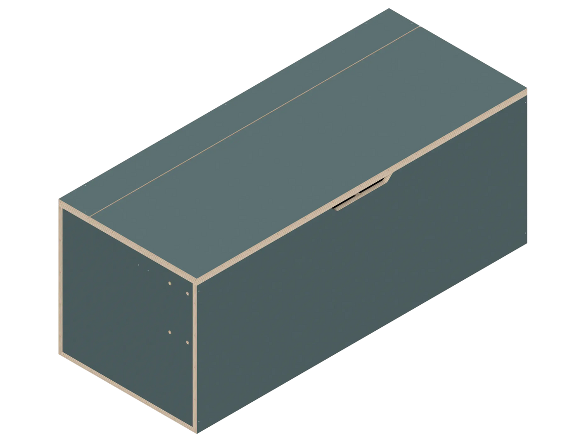 DIY Van Bench Seat (43") kit for van in Winter Sky - The Vansmith DIY