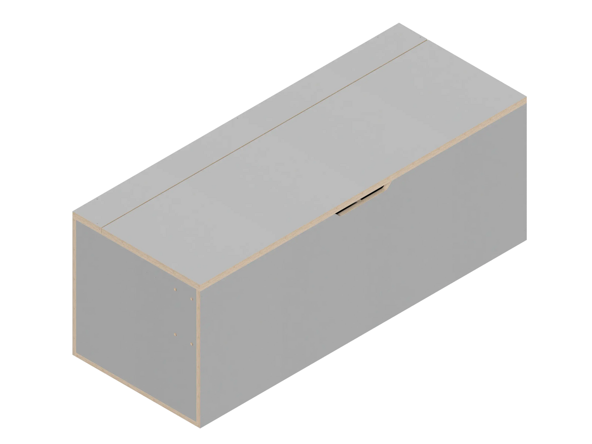 DIY Van Bench Seat (46") kit for van in Fog - The Vansmith DIY