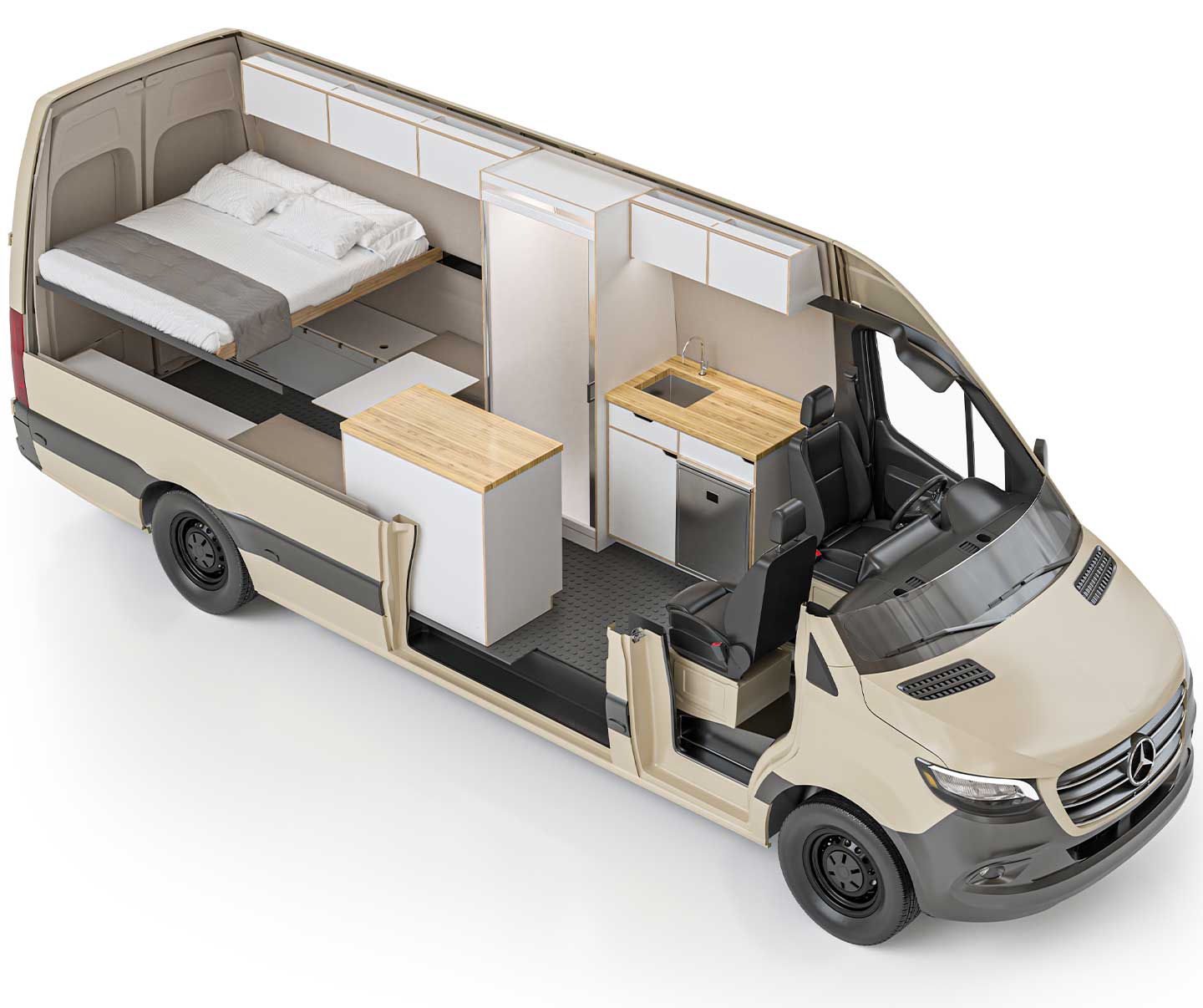 DUO XLS Shower included Camper van