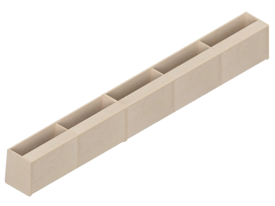 DIY Full Length upper cabinet kit for Transit van 148 in Baltic Birch - The Vansmith DIY