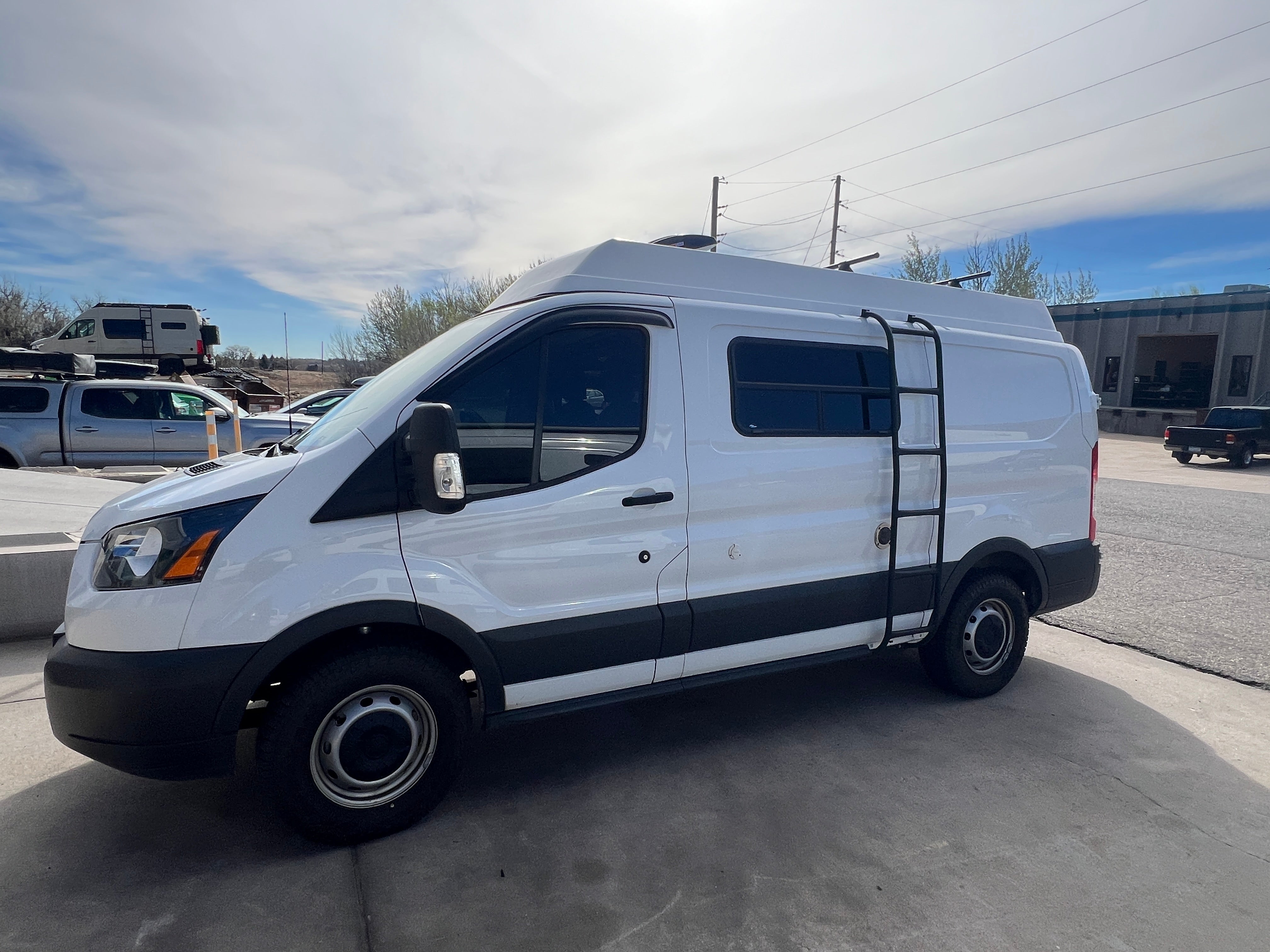 2016 Ford Transit Mid-Roof Pop-Top Camper Conversion (61K Miles)