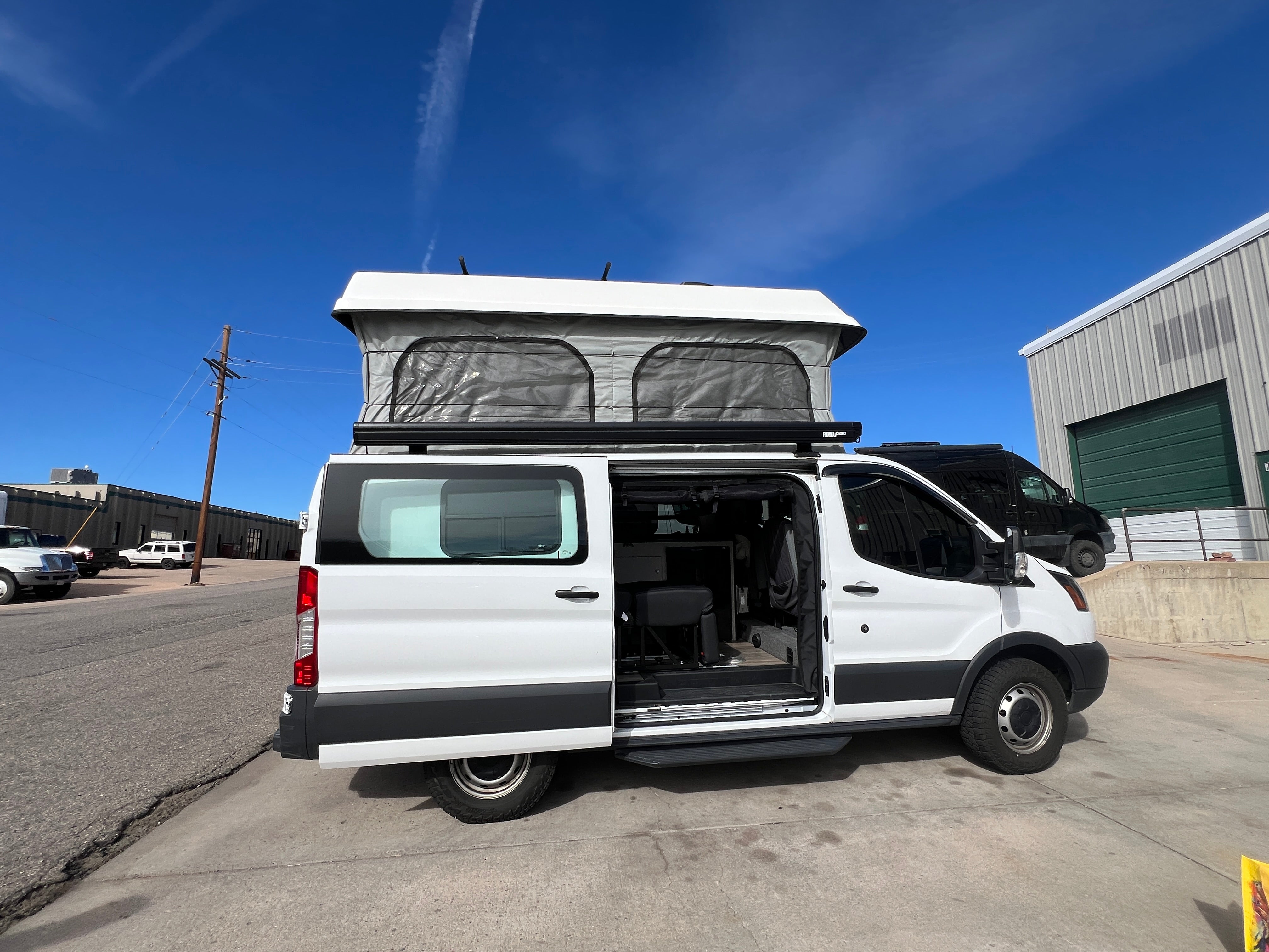 2016 Ford Transit Mid-Roof Pop-Top Camper Conversion (61K Miles)