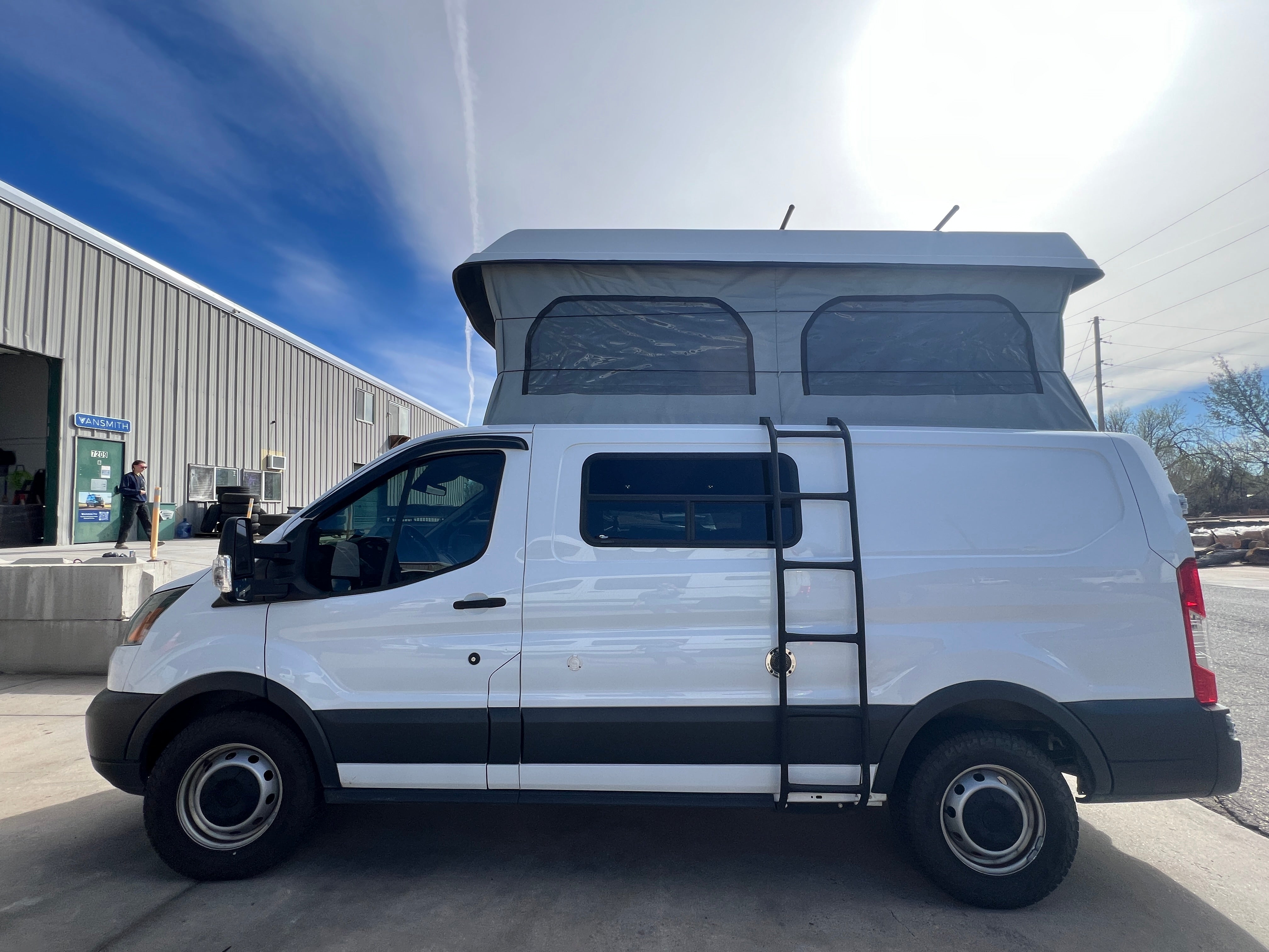 2016 Ford Transit Mid-Roof Pop-Top Camper Conversion (61K Miles)