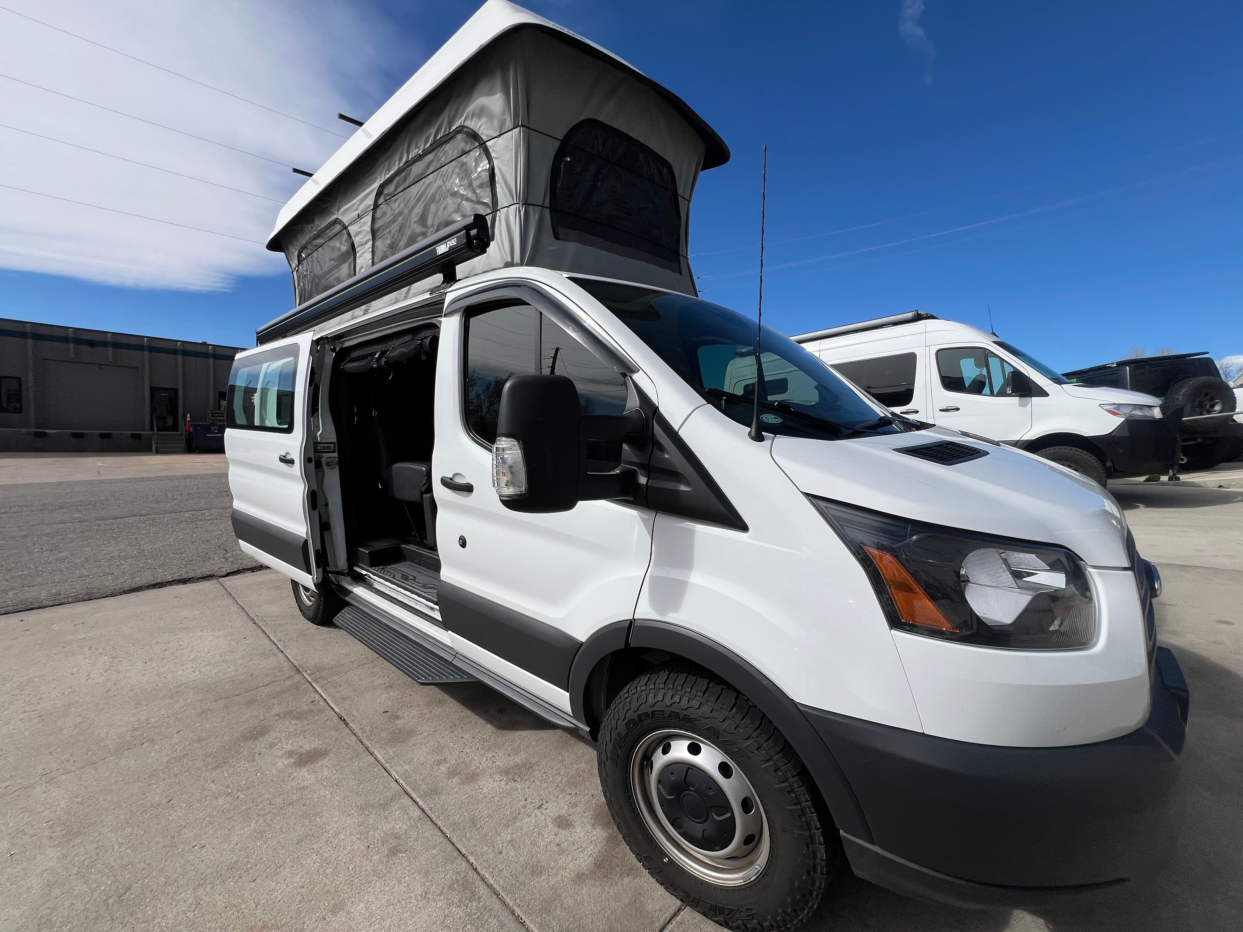 2016 Ford Transit Mid-Roof Pop-Top Camper Conversion (61K Miles)