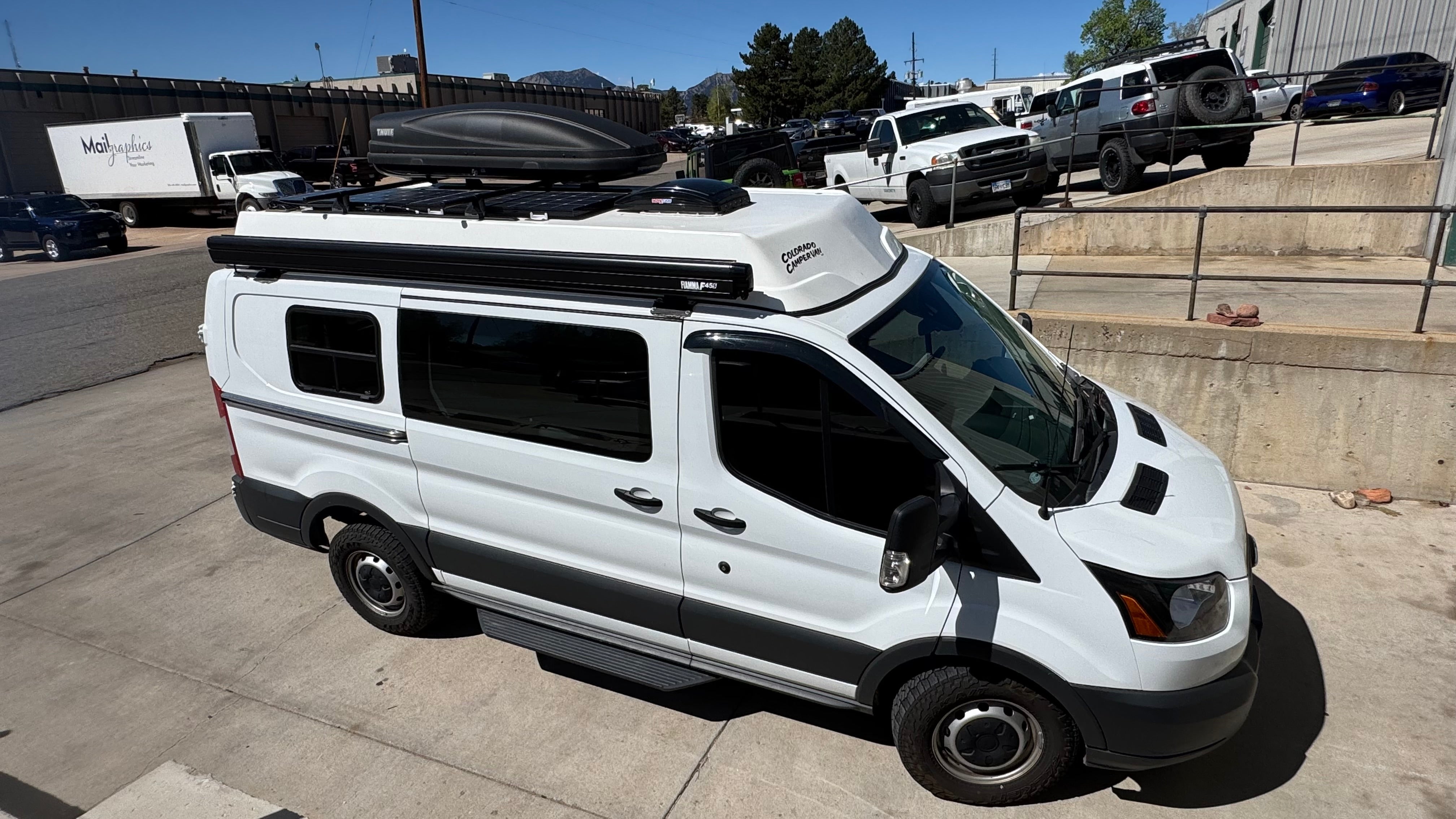 2016 Ford Transit Mid-Roof Pop-Top Camper Conversion (61K Miles)