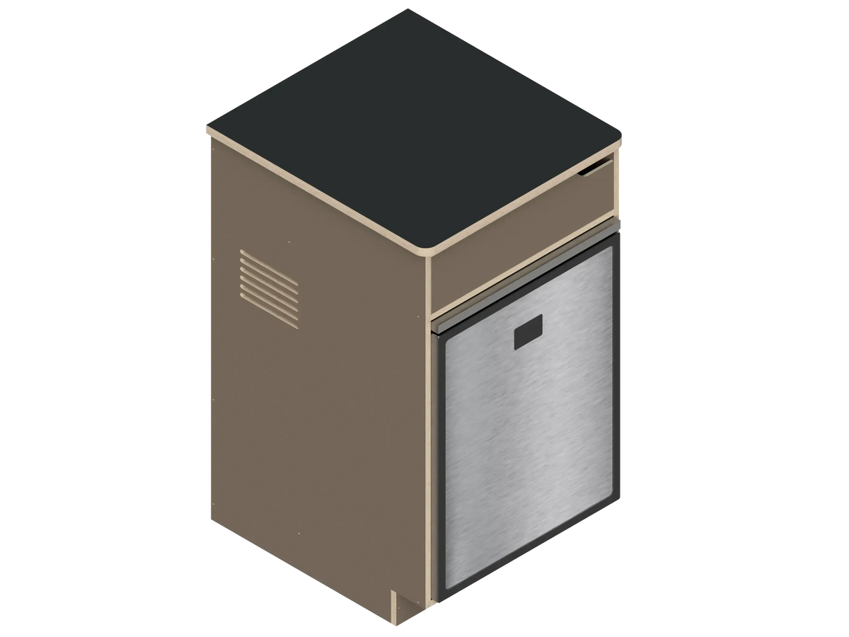 DIY Single unit Refrigerator Galley (CR85) kit for Sprinter vans in Earth - The Vansmith DIY