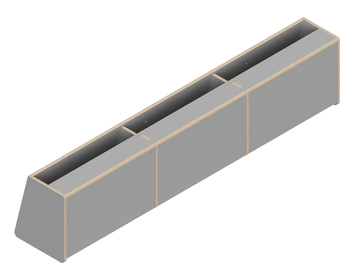 DIY Front Upper Cabinet Kit for Sprinter Van 144 in Fog - The Vansmith DIY