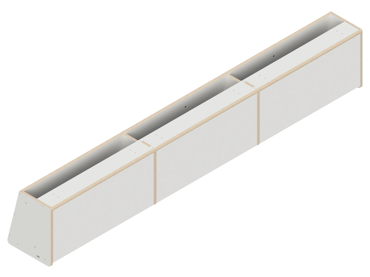 DIY Front upper cabinet kit for Sprinter vans 170 in Dover White - The Vansmith DIY
