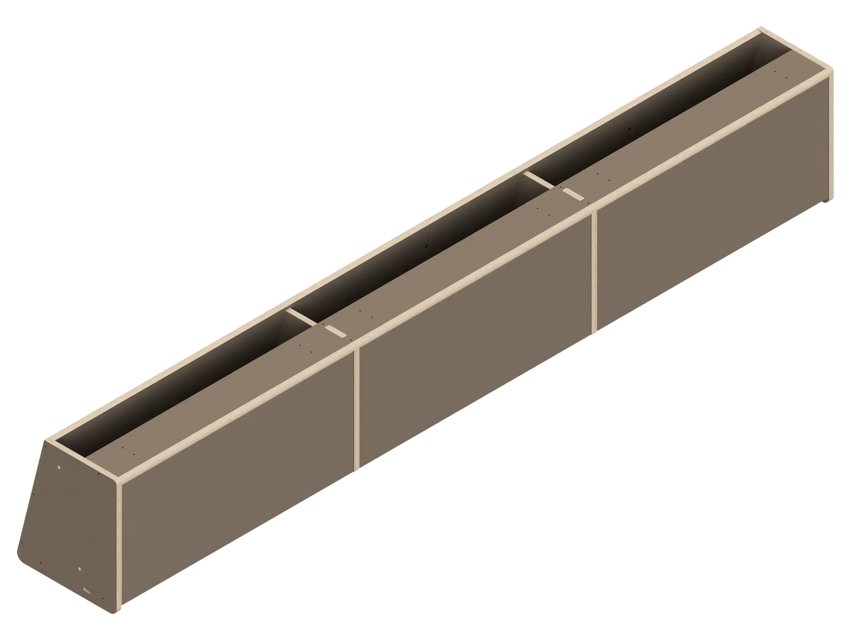 DIY Front upper cabinet kit for Sprinter vans 170 in Earth - The Vansmith DIY