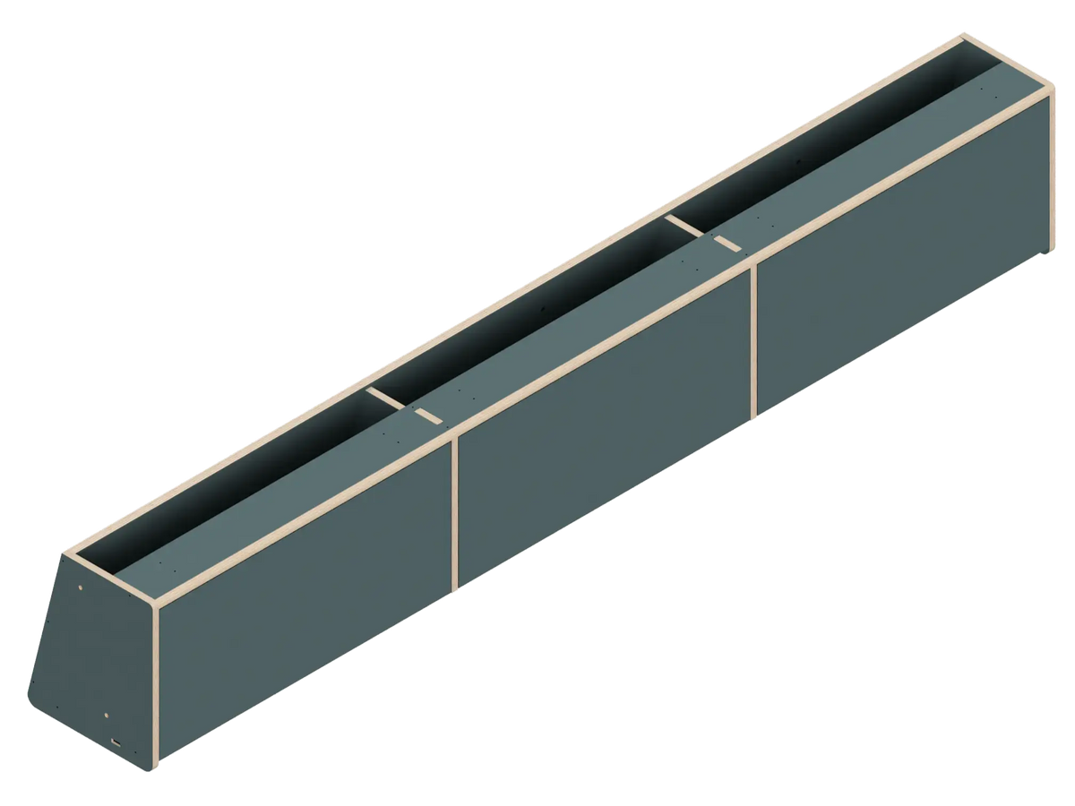 DIY Front upper cabinet kit for Sprinter vans 170 in Winter Sky - The Vansmith DIY
