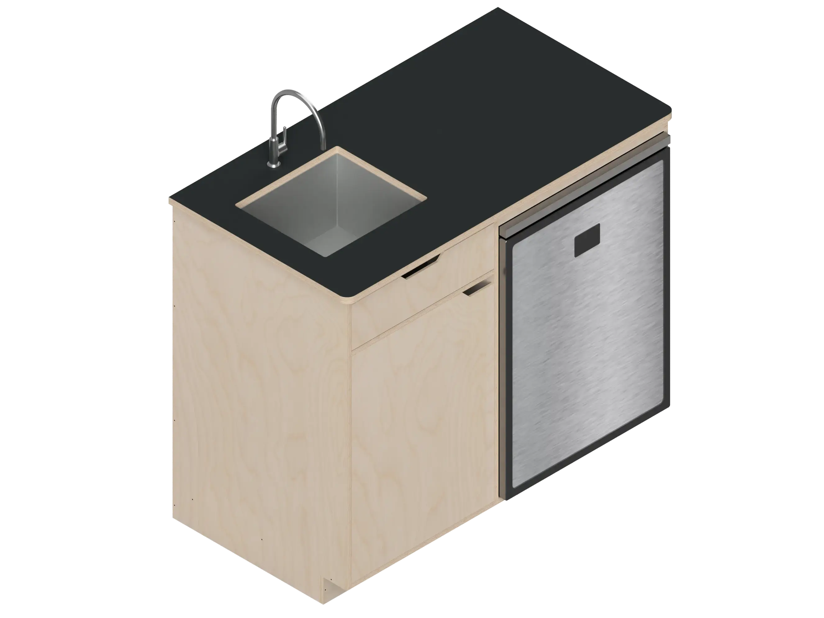 DIY Dual unit Kitchen Galley kit (CR130) for Sprinter vans