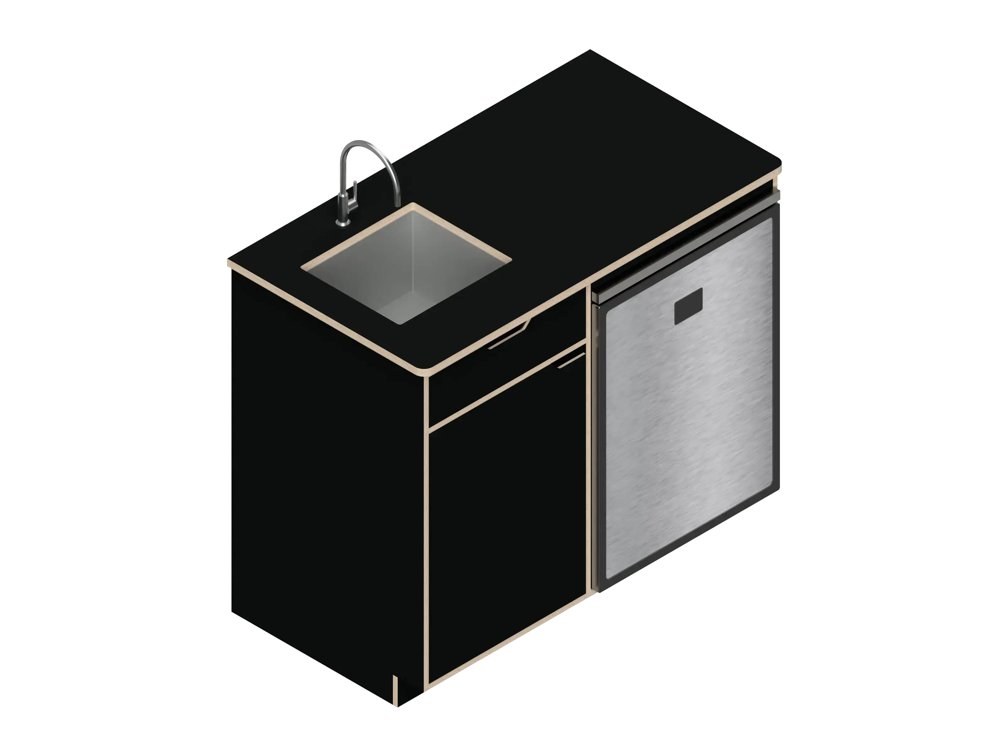 DIY Dual unit Kitchen Galley kit (CR130) The Vansmith DIY