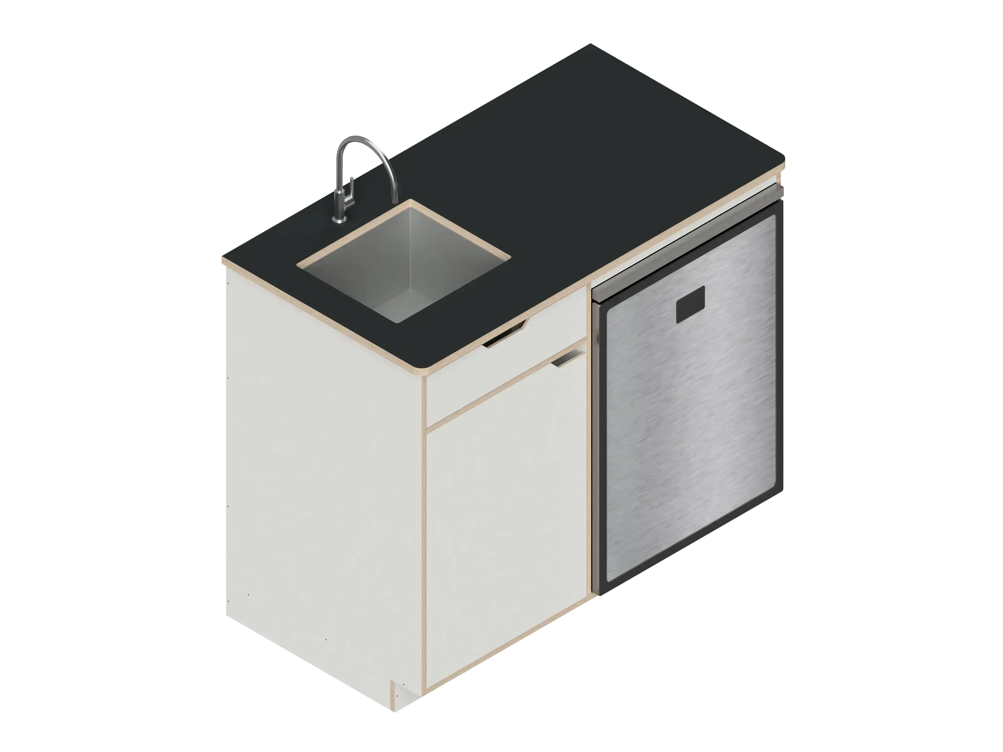 Dual unit Kitchen Galley (CR130) The Vansmith DIY