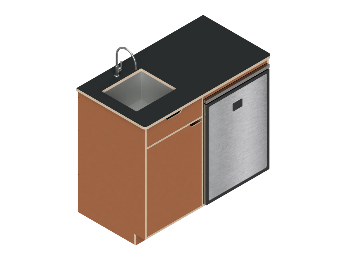 DIY Dual unit Kitchen Galley kit (CR130) for Sprinter vans