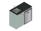 Dual unit Kitchen Galley (CR130) The Vansmith DIY