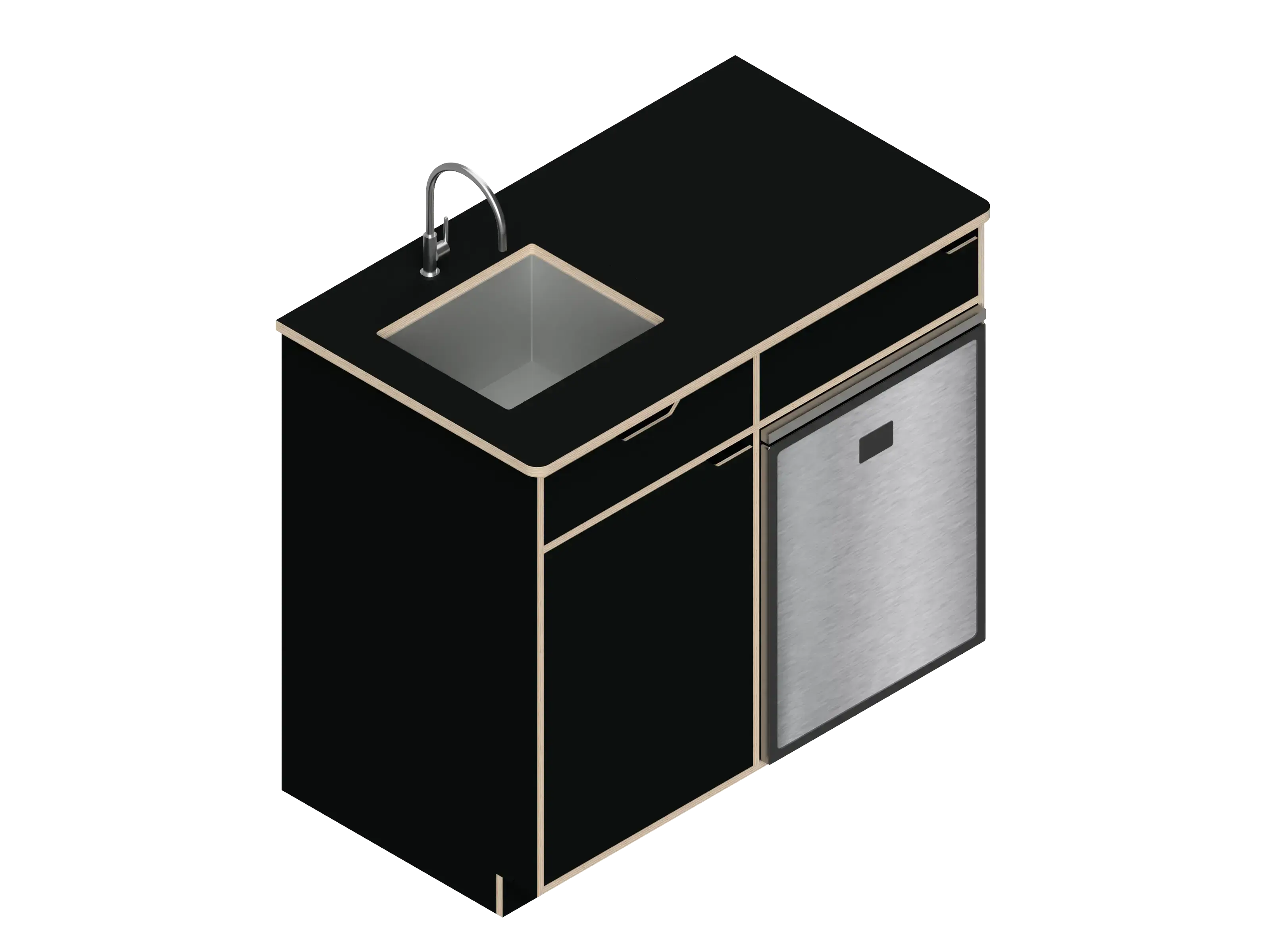 DIY Dual unit Kitchen Galley kit (CR85) The Vansmith DIY