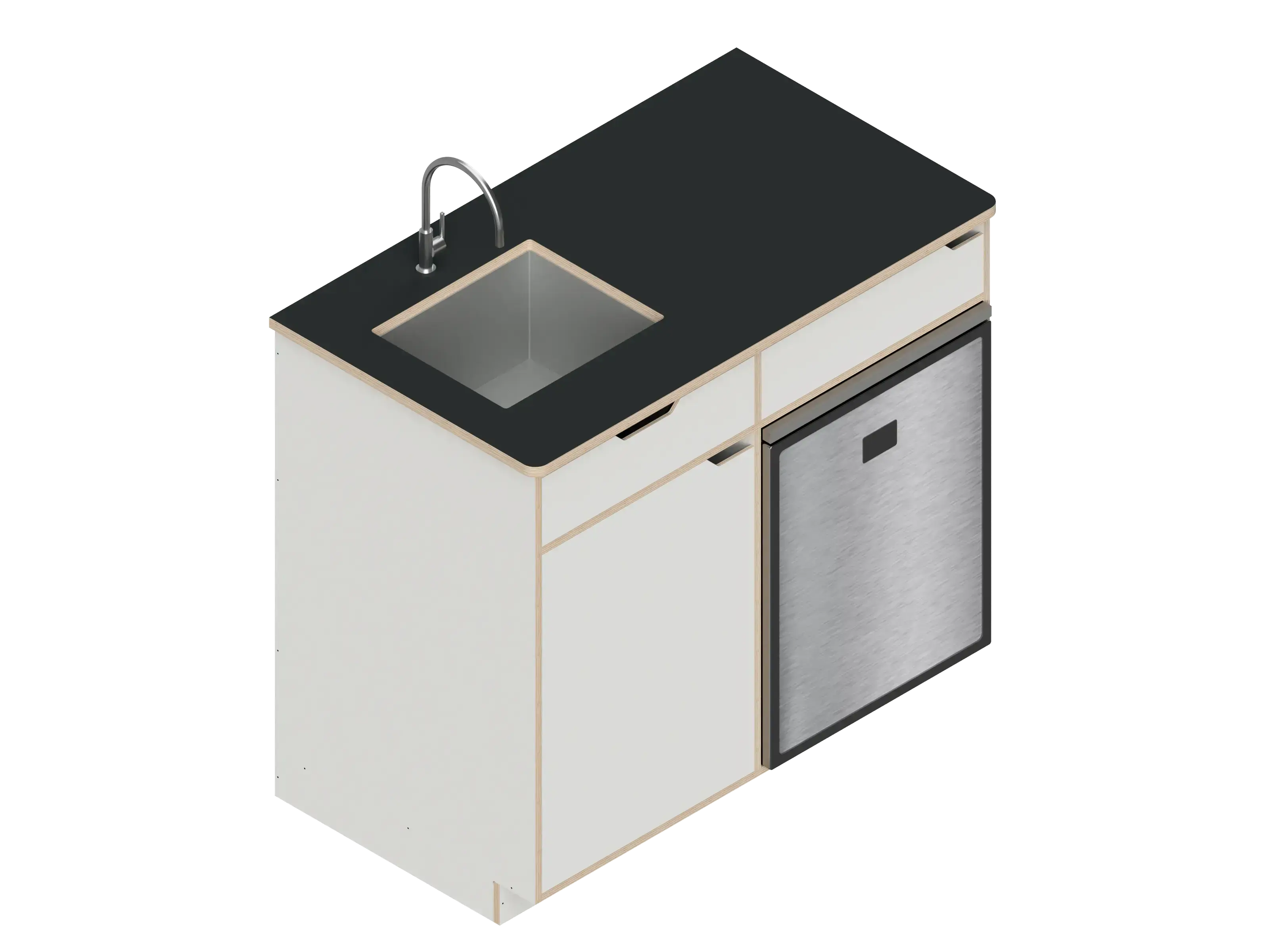 Dual unit Kitchen Galley (CR85) The Vansmith DIY