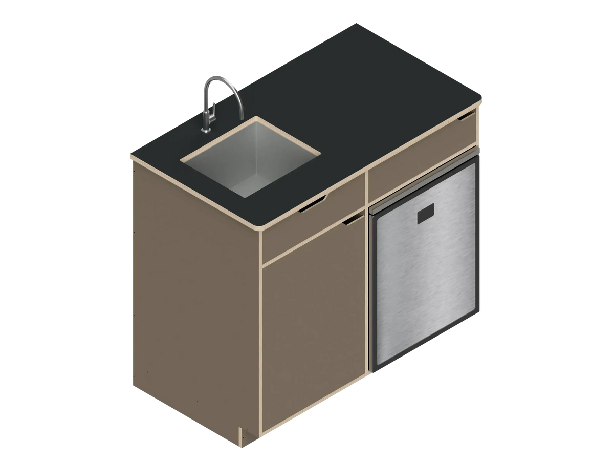 DIY Dual unit Kitchen Galley kit (CR85) for Transit vans