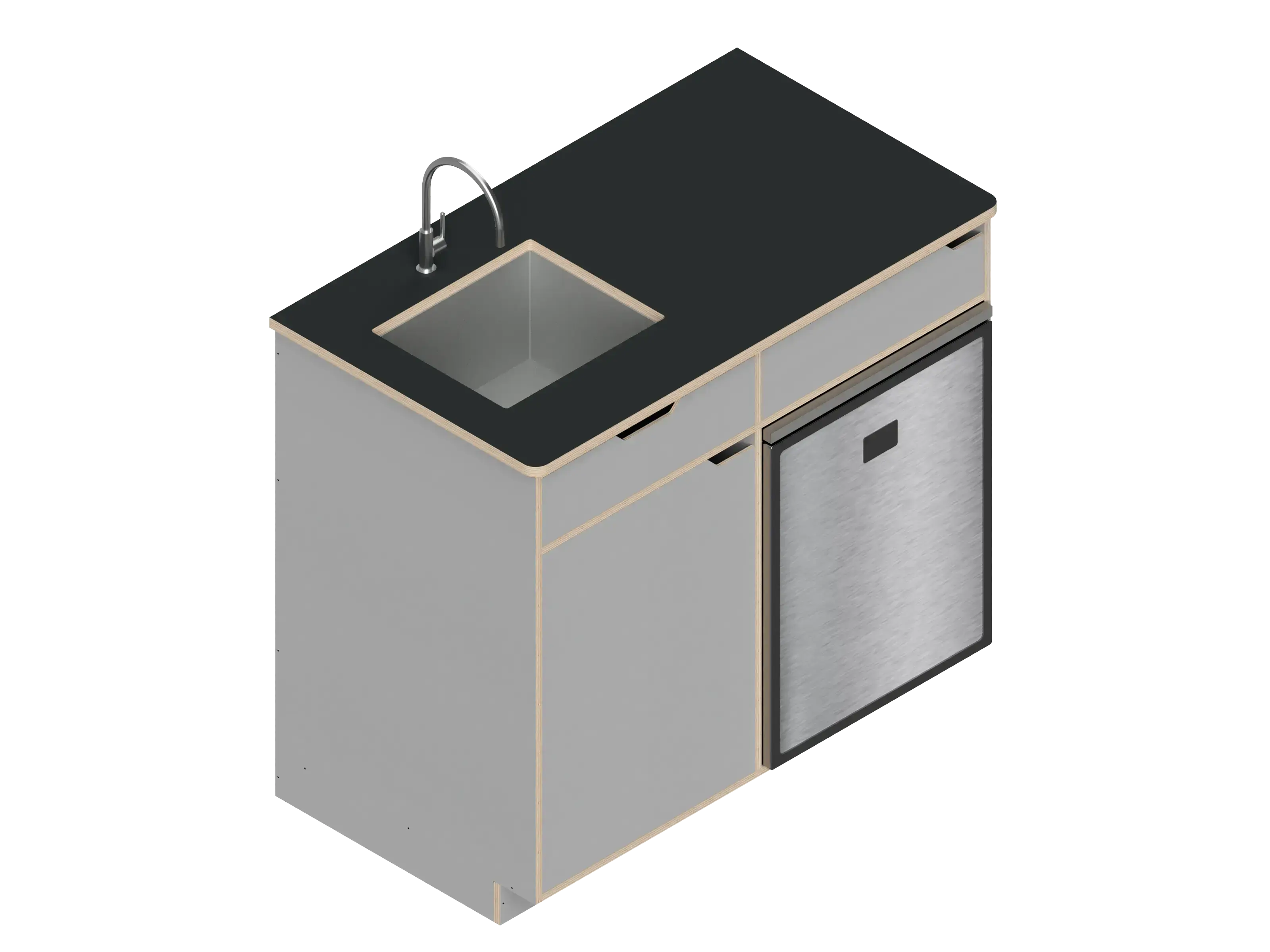 Dual unit Kitchen Galley (CR85) The Vansmith DIY