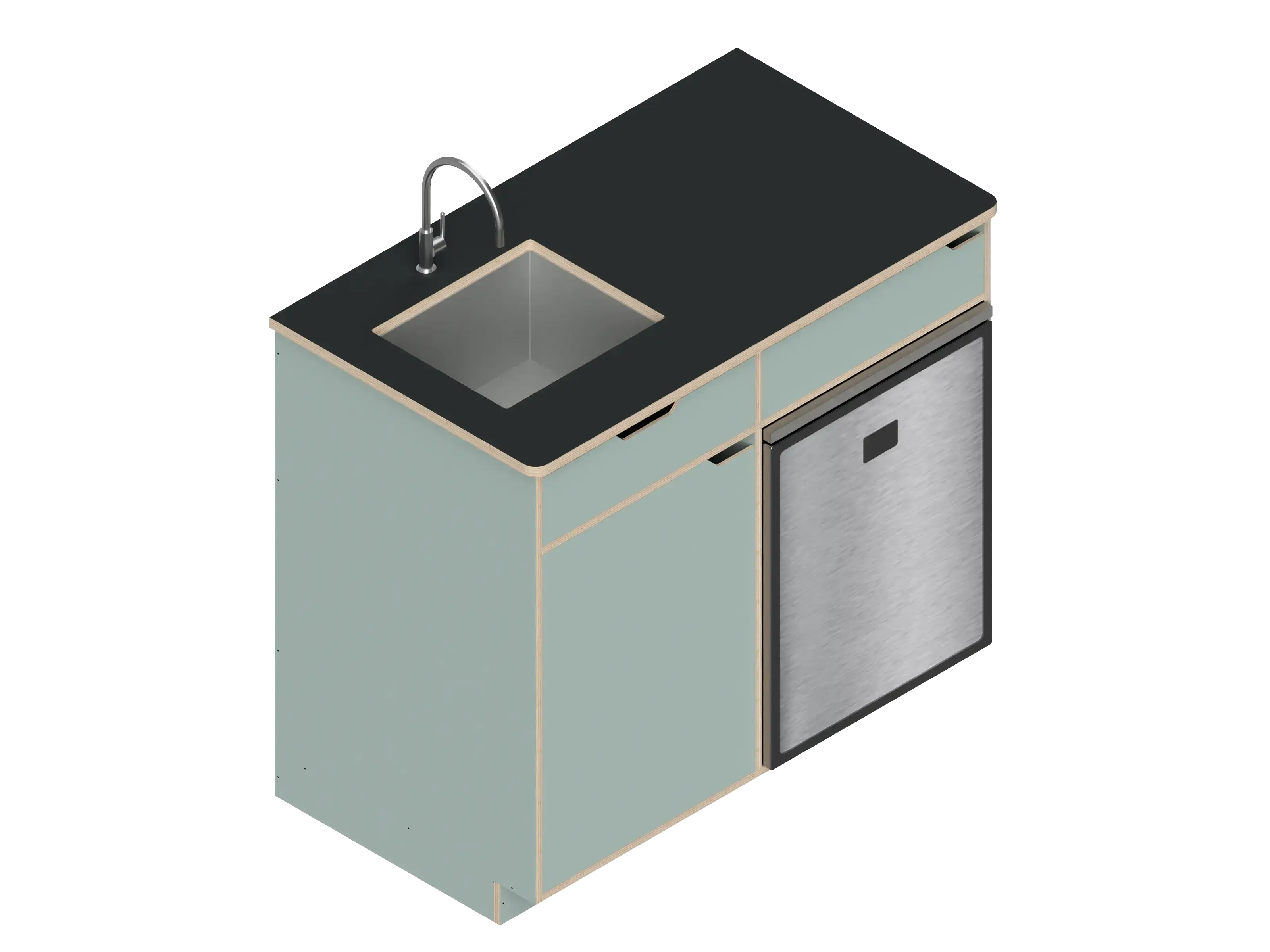 Dual unit Kitchen Galley (CR85) The Vansmith DIY