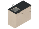 Dual unit Kitchen Galley with Storage The Vansmith DIY