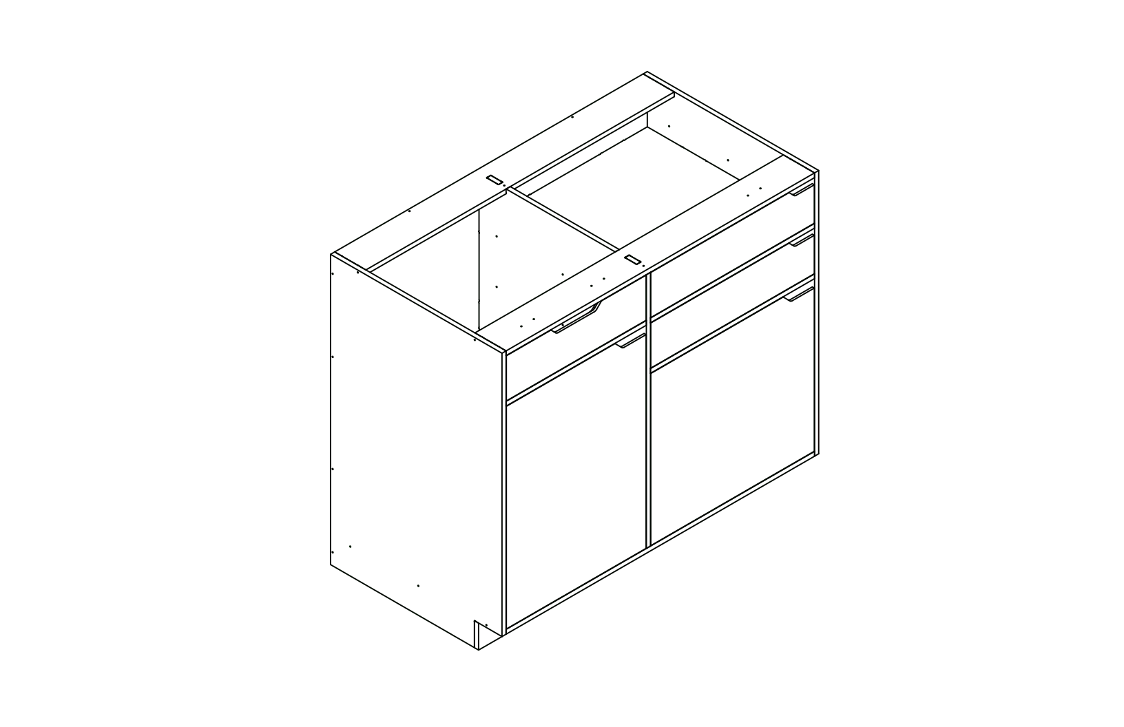 Dual unit Kitchen Galley with Storage The Vansmith DIY