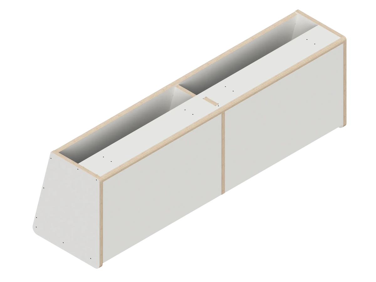 DIY Dual upper cabinet Kit for Sprinter vans in Dover White - The Vansmith DIY